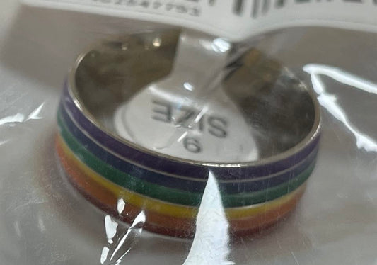 Rings - Assorted pride rings in assorted sizes