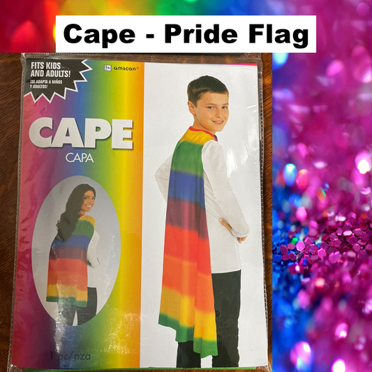 Cape - pride flag cape